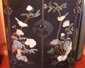 305 - Oriental 2 Door Cabinet - 36" x 24" x 12"

