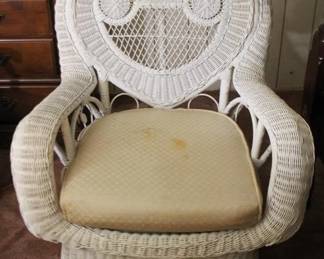 335 - Wicker Chair - 24" x 30" x 42"
