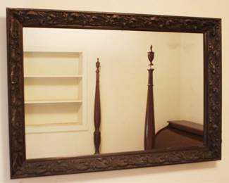8 - Vintage Carved Wall Mirror - 27" x 39"
