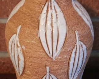 193 - Signed Pottery Vase - 8" tall
