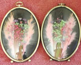 378 - 2 Wall Hangings - 8" x 5"
