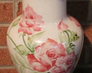 327 - Mann "Victorian Rose" Vase - 12" tall
