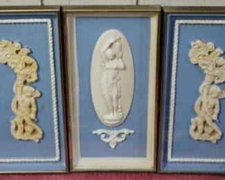 370 - 3 Wall Hangings - 6" x 12"
