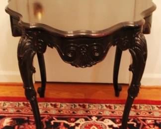 134 - Carved Parlor Table - 28" x 29"
