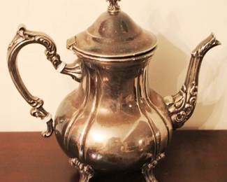 120 - Silverplate Teapot - 11.5" tall
