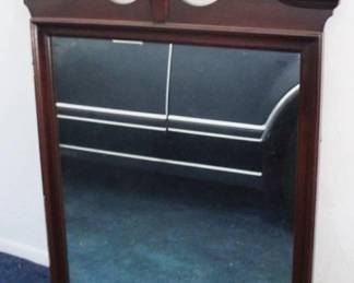 241 - Mahogany Wall Mirror - 42" x 27"

