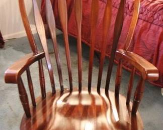 397 - Windsor Wood Rocker - 26" x 30" x 48"
