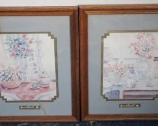 247 - 2 Framed Prints (As is/One Broken Glass) 23" x 19"
