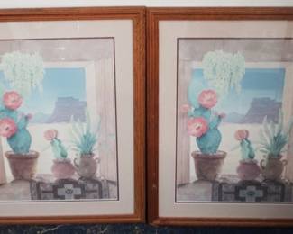 246 - 2 Framed Prints - 31" x 25"

