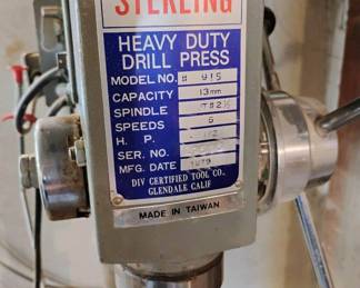 Sterling Heavy Duty Drill Press - Model # 915
