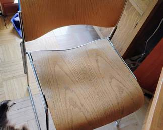 Mid Century Bentwood Stackable Chair