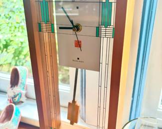 Bulova Willits Frank Lloyd Wright Mantel Clock