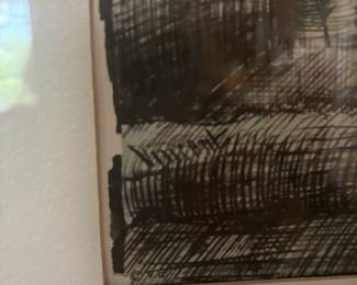 1970's Vincent Van Gogh Poplar Trees Print