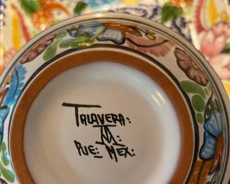 Mexican TalaveraMexican Talavera Square Serving Dish and Bowl