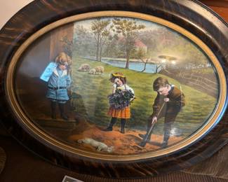  Framed Print "Last Honours To Bunny" by Fitz W. Guerin