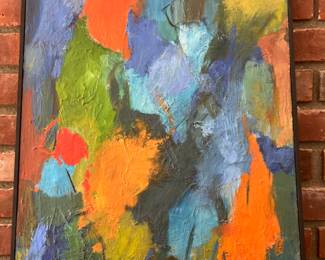 "21. Signed Canvas by Freeman Art (18” x 24”) Frame (18.5” x 25”)
"