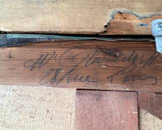 31. Signed Still Life by W. Slansdorlf (?) French 1924 Art (21” x 14.5”) Frame (29” x 23”)