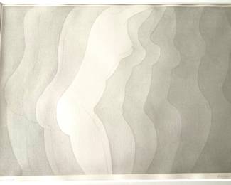 "15. Signed Mixed Media ""Illusion” Art (20” x 14.5”) Mat (28.5” x 23”)
"