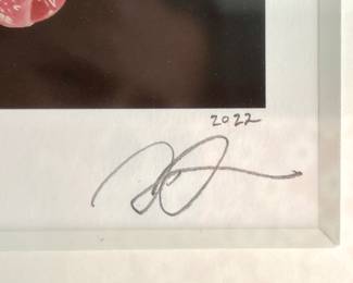 14. Signed Pigment Print on Archival Hahnemuhle Cotton Rag by Jake Scharbach “Marie Antoinette With A Rose, Vigee Le Brun, 1783” Limited Edition of 50 + 5 Artist Proof 2022 Art (24” x 26”) Mat (31” x 32”)