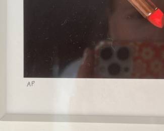 14. Signed Pigment Print on Archival Hahnemuhle Cotton Rag by Jake Scharbach “Marie Antoinette With A Rose, Vigee Le Brun, 1783” Limited Edition of 50 + 5 Artist Proof 2022 Art (24” x 26”) Mat (31” x 32”)