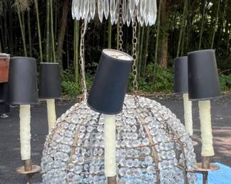 43. Replica Chandelier to Commerate First French Hot Air Balloon (32" x 55") 