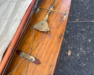 45. All Original 1930's Pond Yacht (64" x 74") 