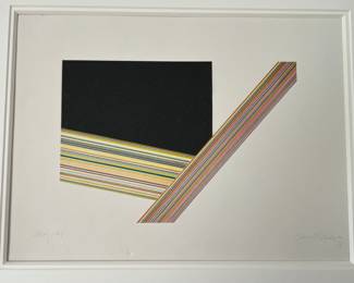 28. Signed by Daniel Ludwig “Study 1969” (14.5” x 10.5”) Mat (22” x 18”) 