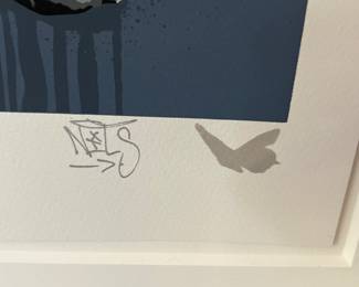 78. Signed 7 Color Screen Print by Nils Westergard "Kaleidoscope" 37/40 (art 30" x 18") (frame 41" x 31") 