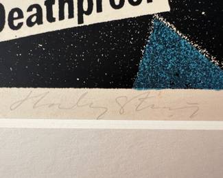 7a. Set of Three Signed 1980's Silk Screen by Thaly Stein                                                                            "Deathproof" 55 in a Series of 69 [72/100] Art (18" x 13") Mat (28" x 21")                                                      