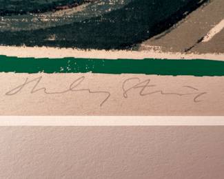 7b. Set of Three Signed 1980's Silk Screen by Thaly Stein "Orelor" 56 in a Series of 69 [71/100] Art (19" x 13") Mat (28" x 21") 