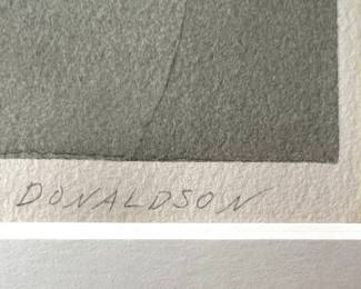 "15. Signed Mixed Media ""Illusion” Art (20” x 14.5”) Mat (28.5” x 23”)
"