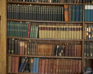 Hundreds of books throughout the house