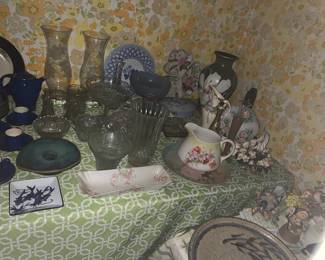 Vintage and antique dishes