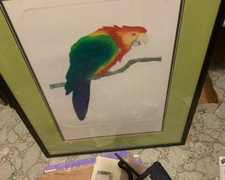 Jimmy Buffett Coconut Parrot