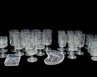 Gene Scala Signed Etched Glasses