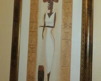 Nubile Nubian lll Framed Print