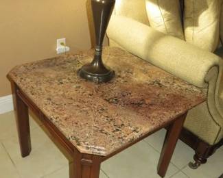 Granit Top Coffee/End Tables 