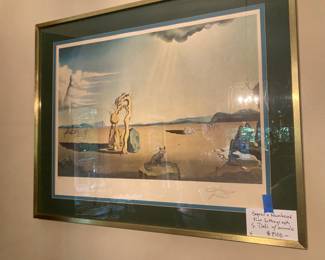 S. Dali lithograph, signed