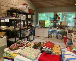 Upper craft room overview