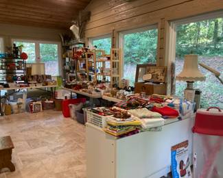 Upper craft room overview