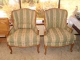 Pair 60's style Ethan Allen chairs - like new