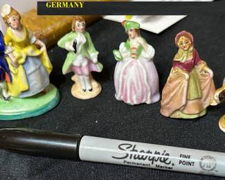 Old German porcelain miniatures / toys / figurines. 