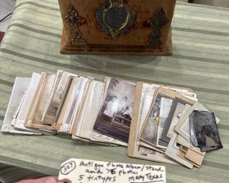 victorian photo album and 75+ photos