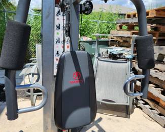 Heavy Duty gym equipment.