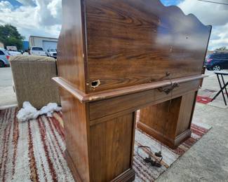 Same desk from back angle