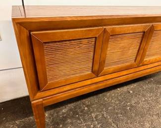 $600 Teak sideboard, credenza 59 x 15.5 x 31.5