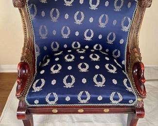 $220 Empire style swan chair