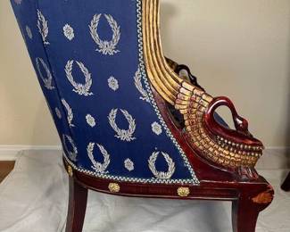$220 Empire style swan chair