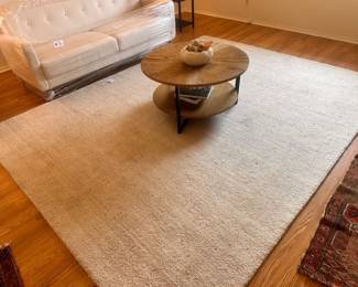$400  white wool carpet (new) 8x10