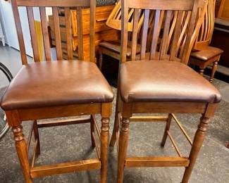 $180 Pair barstools 19 x 18 x 45.5 (seat height 33)